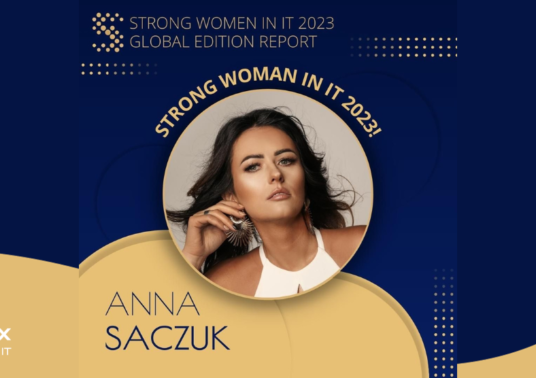 Vice CEO BPX została wyróżniona w raporcie ‘Strong Women in IT – Edycja Globalna’ 2023!