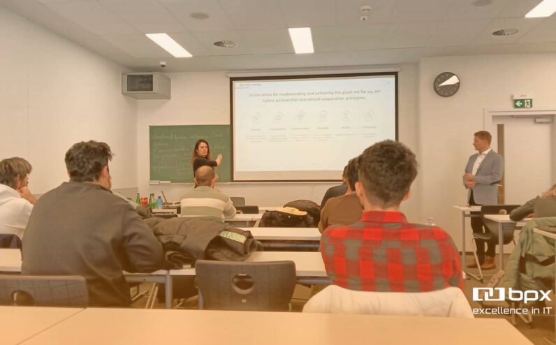 The BPX’s experts carried out the SAP workshops at the University of Economics and Human Sciences in Warsaw