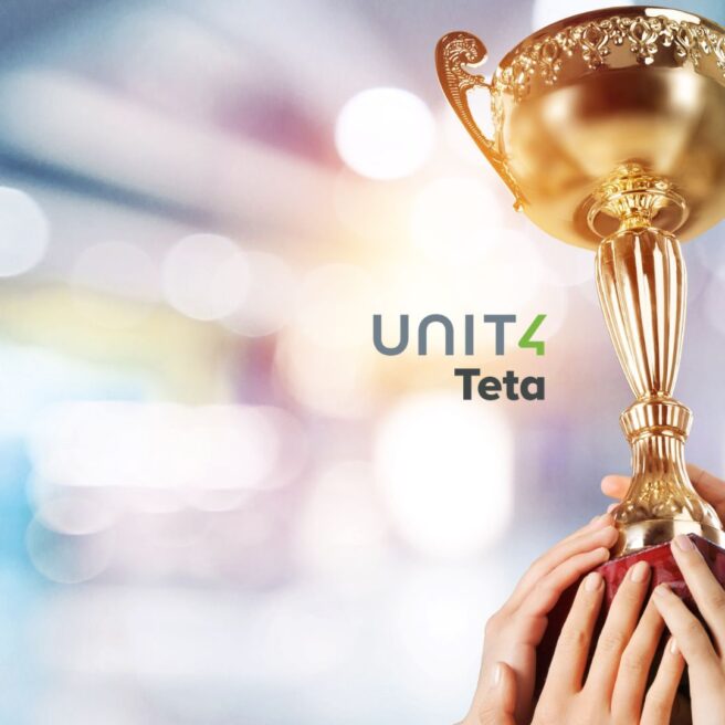We have been awarded by our Partner Unit4